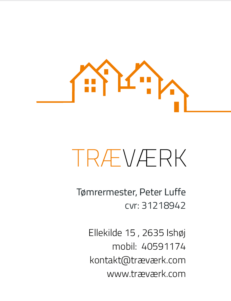 Træværk - Tømrermester Peter Luffe