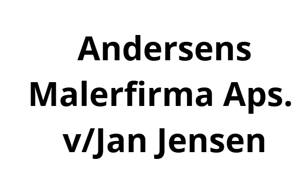 Andersens Malerfirma Aps. v/Jan Jensen